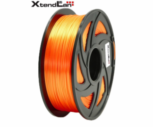 XtendLAN PLA filament 1,75mm lesklý oranžový 1kg