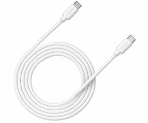 CANYON kabel UC-12, USB-C – USB-C (100W, 20V/5A) 2m, bílá