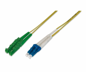 Digitus Fiber Optic Patch Cord, E2000 (APC) to LC (PC) Si...