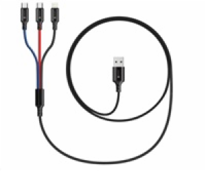 Connect IT CCA-2051-BK 3in1 USB-C & Micro USB & Lightning...