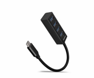 AXAGON HUE-M1C, 4x USB 3.2 Gen 1 MINI hub, kovový, kabel ...