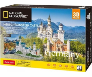 3D puzzle hrad Neuschwanstein National Geographic