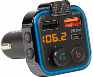 Transmiter FM Bluetooth 5.1+Qc3.0