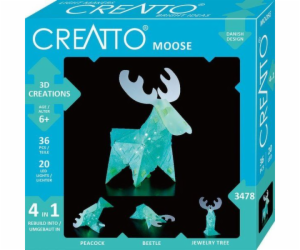 Kreativní sada Piatnik Lamp Creatto Luminous Moose and Fr...