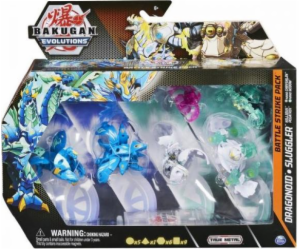 Bakugan Evolutions Mega Gameplay Figures Pack 4