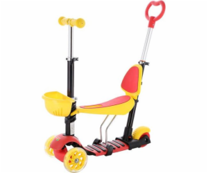 NILS FUN HLB07 4in1 children s scooter BLACK-YELLOW-RED