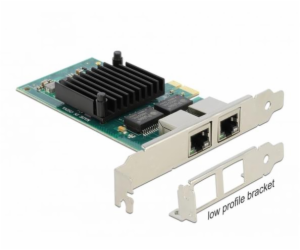 DeLOCK PCIe x1 auf 2x RJ45 Gbit, LAN-Adapter