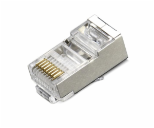 XtendLan Konektor STP RJ45 CAT5e, drát, stíněný, kulatý