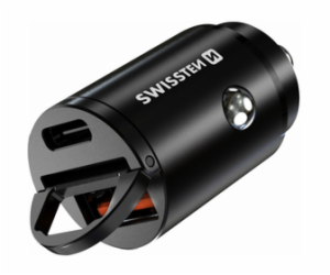 Swissten CL adaptér Power Delivery USB-C + Super Charge 3...