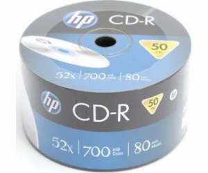 CD-R HP 700MB (80min) 52x Inkjet Printable 50-cake