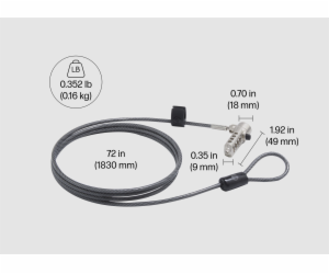 HP Nano Combo Cable Lock