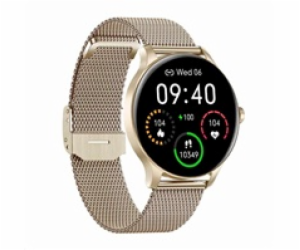 Garett Smartwatch Classy zlatá, ocel