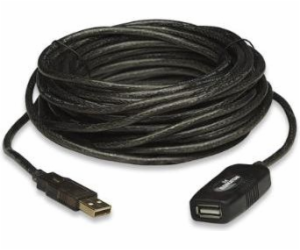 MANHATTAN Kabel USB 2.0 A-A, aktivní prodlužovací 20m, Da...