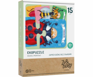 Dvoudílné puzzle Spřátelte se s hmyzem