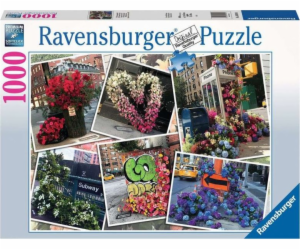 Ravensburger 2D Puzzle 1000 dílků NYC záblesk květin