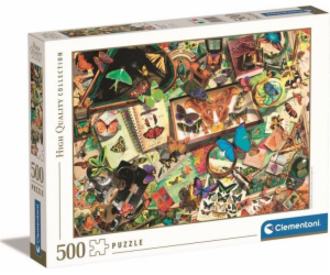 Puzzle 500 dílků vysoké kvality, sběratel motýlů