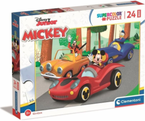 Puzzle 24 elementy MAXI Super Kolor, Mickey