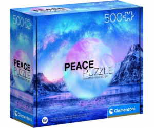 Puzzle 500 dílků Peace Collection Light Blue