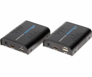 Extender HDMI/RJ45/USB Lenkeng HDMI+USB-EX-100