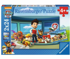 Puzzle 2x24 dílků Paw Patrol team