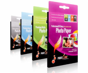 Fotopapír PrintLine A6 Premium matte 230g/m2, matný, 20-pack