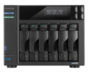 Asustor NAS AS6706T / 6x 2,5"/3,5" SATA III/ Celeron N510...