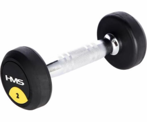 Rubberized dumbbell 2kg HMS HG PRO 2