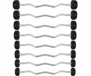 HMS GSL25 fixed barbell/rubber broken bar 25 kg