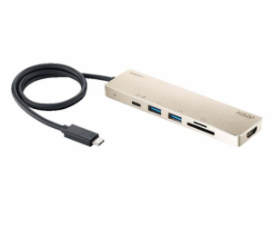 ATEN USB-C Více portová mini dokovací stanice s průchodem...