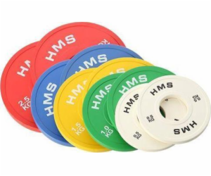 Olympic Bumper Plates Set 2x (0.5kg 1kg 1.5kg 2kg 2.5kg) ...