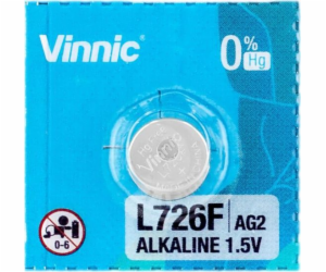 Alkaline mini battery Vinnic G2 / AG2 / L726 / LR59 10 pcs.