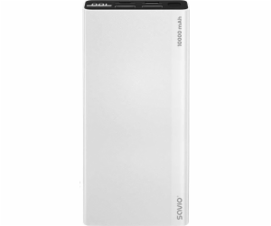 Powerbanka 10000 mAh, bílá, BA-04