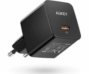 PA-Y20S Černá mini nabíječka 1xUSB-C 20W PD Power Delivery