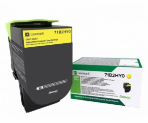 Lexmark CS/CX41/51x Yellow Toner Cartridge High Return - ...