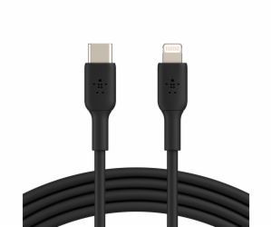 Belkin USB-C kabel s lightning konektorem, 1m, černý