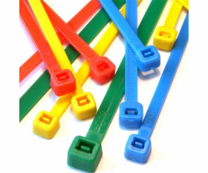 TECHLY 306479 Nylon cable ties 200pcs multicolor