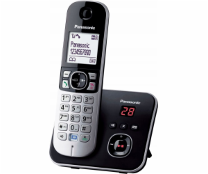 Panasonic KX-TG6821 DECT telephone Caller ID Black  Silver