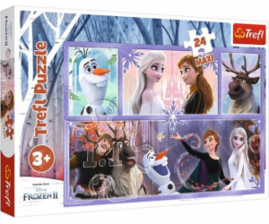 Trefl Puzzle Svět plný kouzel Frozen 2 24 Maxi el.