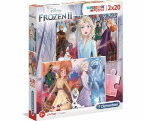 Clementoni Puzzle 2x20 Super barva Frozen 2