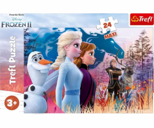 Puzzle 24 prvků MAXI Frozen 2 - Kouzelná cesta