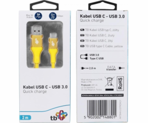 TB Touch AKTBXKU3CPREM2Y TB USB 3.0/USB-C, 2m, žlutý TB U...