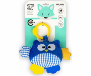 Milly Mally Plyšový přívěsek Owl blue