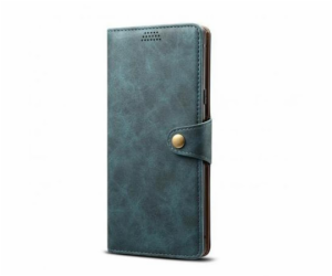 Lenuo Leather flipové pouzdro pro Xiaomi Redmi Note 8, modrá