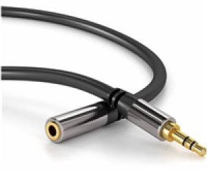 PREMIUMCORD prodlužovací kabel, Jack 3.5mm - Jack 3.5mm M...