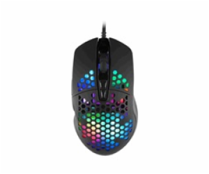 C-TECH herní myš Scarab, 7200 DPI, RGB podsvícení, USB