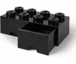 LEGO Brick Drawer 8 schwarz, Aufbewahrungsbox