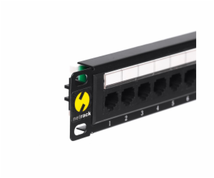 NETRACK 104-14 patch panel 10 12-ports cat. 5e UTP