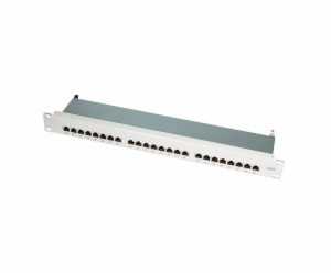 LogiLink Patch Panel - RJ-45 X 24 - Hellšedá, RAL 7035 - ...