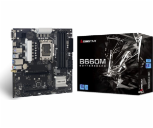 BIOSTAR MB B660 LGA1700 4xDDR4, HDMI DVI VGA 4xSATA, 2xM....