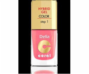 Delia Cosmetics Coral Hybrid Gel nail nail č. 16 teplý st...